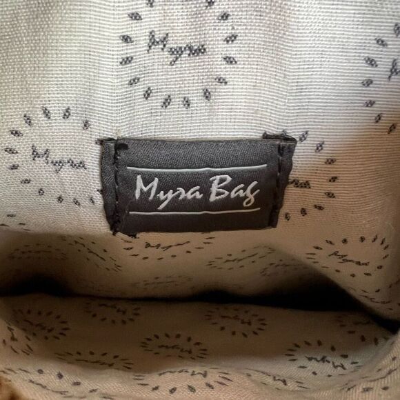 MYRA Crossbody Bag Canvas Hair-on Leather - Picture 9 of 10